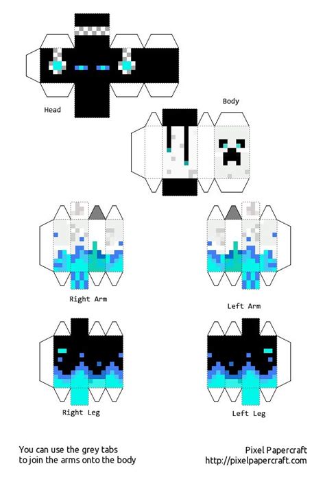 My skin in papercraft (easier) | Minecraft printables, Papercraft minecraft skin, Minecraft ...