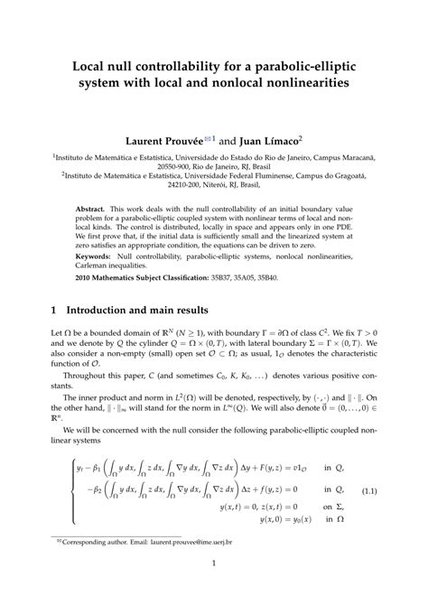 (PDF) Electronic Journal of Qualitative Theory of Differential Equations Local null ...