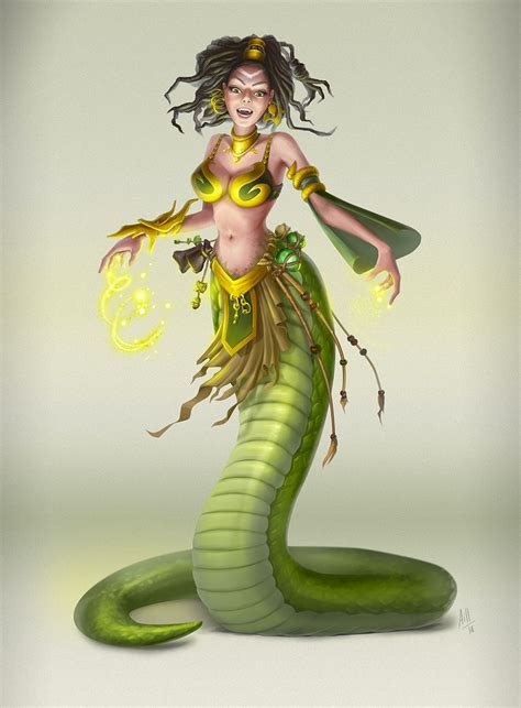 Lamia, Xenia Latysheva on ArtStation at https://www.artstation.com/artwork/YXEgw in 2020 | Lamia ...