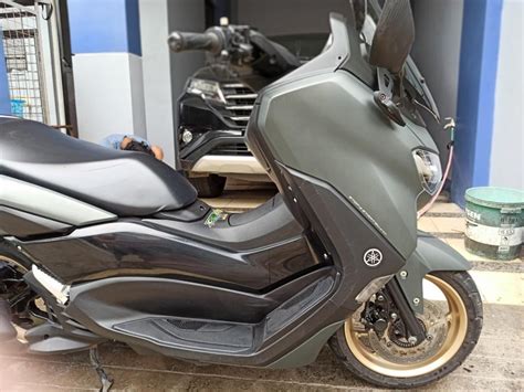 Yamaha NMAX 155cc 2021 v2 version 2 non abs matte green, Motorbikes ...