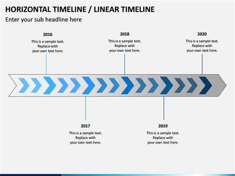 Horizontal Timeline PowerPoint and Google Slides Template - PPT Slides