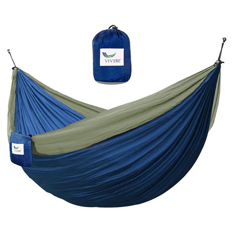 Parachute Double Hammock – Navy/Olive | Hammock Shop