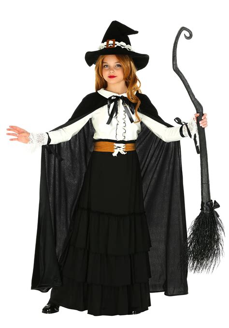 Girl's Salem Witch Costume