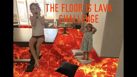 the Floor is lava challenge - YouTube