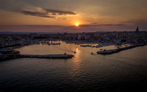 Sicily, Sunset, Panorama, Beach, Syracuse, Italy Wallpaper, HD Nature ...