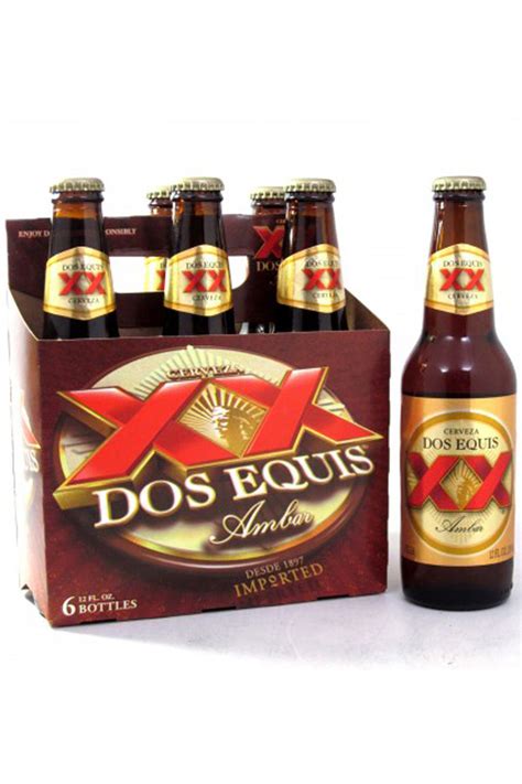 Dos Equis Ambar 6-pack cold bottles | Beer