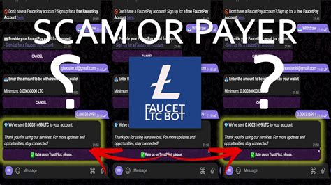 PEMBUKTIAN BOT TELEGRAM "Litecoin Faucet Bot" SCAM OR PAYER - YouTube