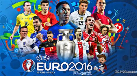 Football players from UEFA Euro 2016 teams - France 2016 Wallpaper ...