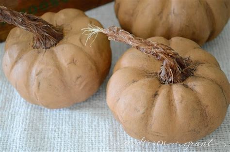 DIY Pumpkins with Realistic Looking Stems | anderson + grant