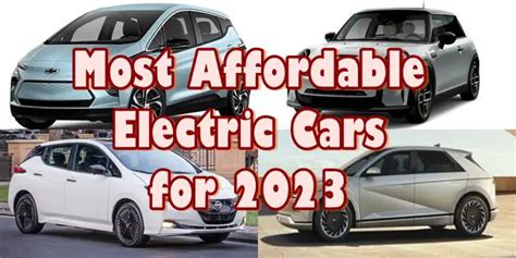 Electric Cars 2023: 10 Most Affordable Electric Vehicles You Can Buy Today| PhilNews