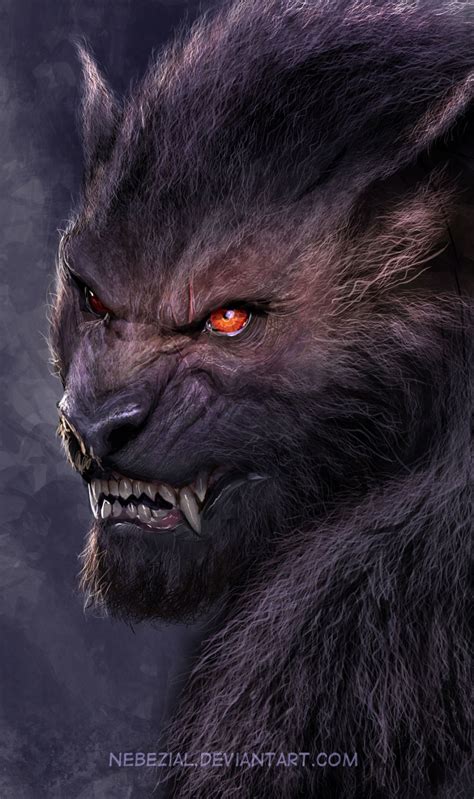 Stjepan Šejić’s “fur brush tutorial” werewolf portrait is killer ...