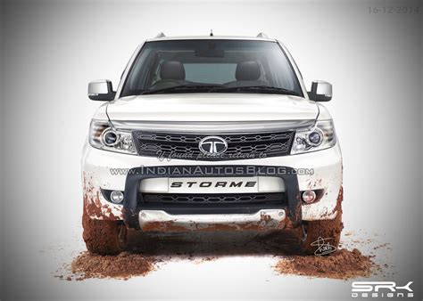 Tata Safari Storme facelift - IAB Rendering