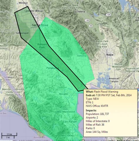 Flash Flood Alerts as “Pineapple Express” Arrives in San Francisco Area ...