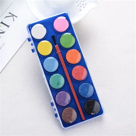 Watercolor Paints Box Portable Solid Watercolor Paint Set Non Toxic ...