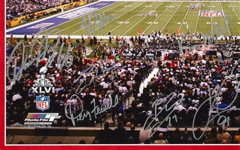 Lot Detail - 2011 NY Giants Super Bowl XLVI Champs Team-Signed 16x20 ...