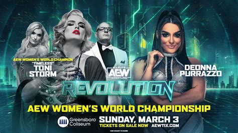 AEW Women's Championship Matchup Made Official For Revolution PPV