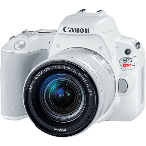 Canon EOS Rebel SL2 DSLR Camera with 18-55mm Lens (White)