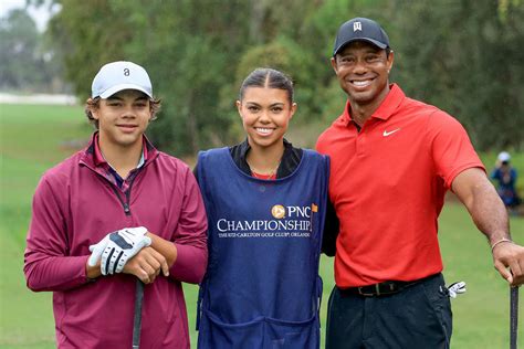 Photos of Tiger Woods and His Kids, Charlie and Sam Woods