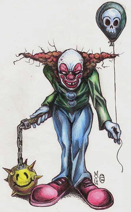 Pin by artimus bartholimule collinswo on clowning around | Scary clown drawing, Evil clown ...