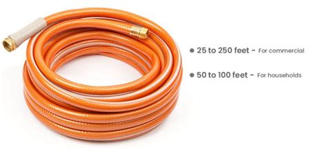 Garden Hose Sizes: Standard Length & Diameter