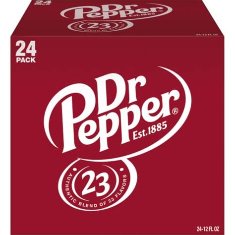 Dr Pepper® Soda Cans, 24 pk / 12 fl oz - Kroger