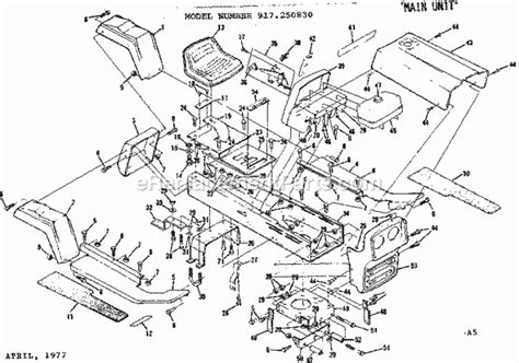 Craftsman Garden Tractor Parts List | Fasci Garden