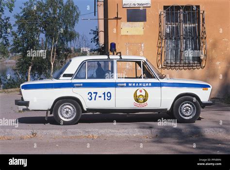 Russian police cars hi-res stock photography and images - Alamy