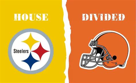 Pittsburgh Steelers vs Cleveland Browns House Divided Rivalry Flag 90x150cm metal grommets-in ...