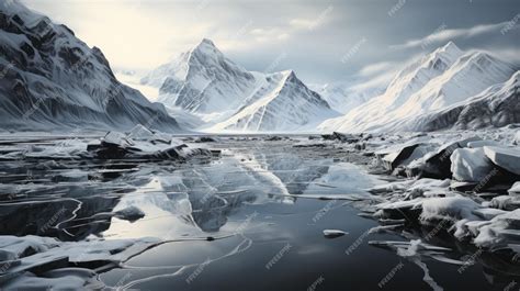 Premium AI Image | Arctic landscape