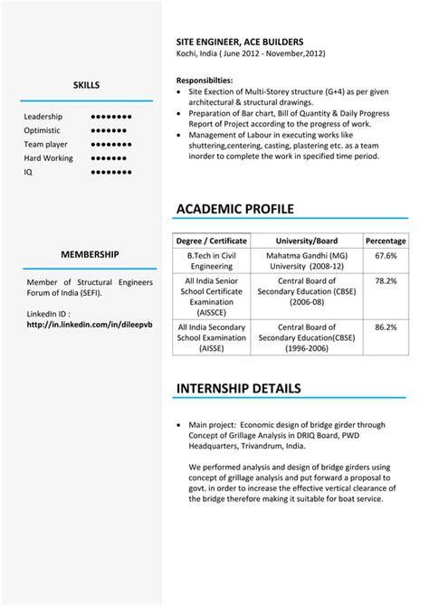 Structural Engineer Resume