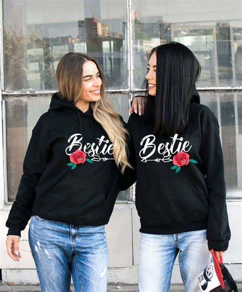 Bestie Hoodies, BFF Hoodies, Matching Best Friends Hoodies