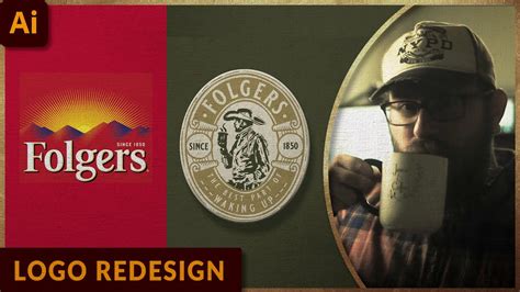 Redesigning “Folgers Coffee” Logo Into a Vintage Logo | Adobe ...