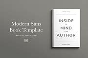 Modern Sans Book Template, a Magazine Template by Ruben Stom