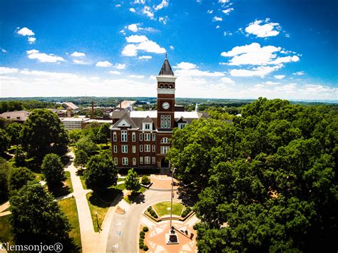 Clemson Photo of campus and aerial and drone and clemsonjoe - TigerNet