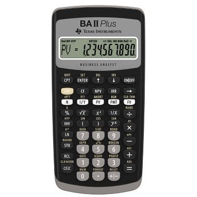 Texas Instruments Baii Plus Calculator : Target