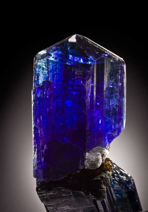 Blue Tanzanite Crystal. Copyright The Arkenstone, iRocks.com. Joe Budd ...