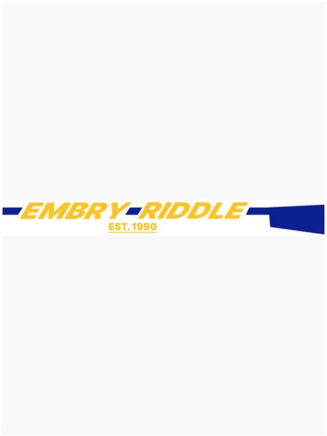 "Embry Riddle Rowing Logo" Sticker by Moonman642 | Redbubble