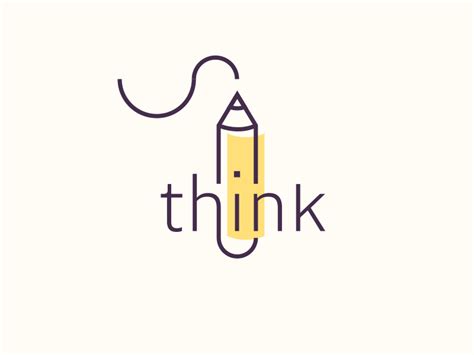 Think logo by Alex Steege on Dribbble