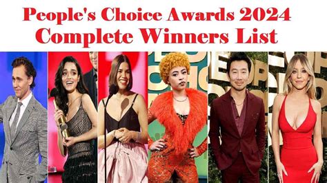 People's Choice Awards 2024: Here are The complete list of Winners ...