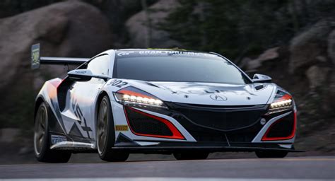 Acura NSX Sets New Hybrid Production Car Record At Pikes Peak | Carscoops