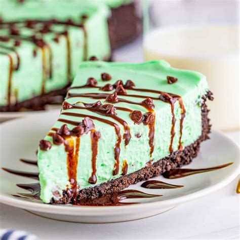 No Bake Mint Chocolate Cheesecake - Tornadough Alli