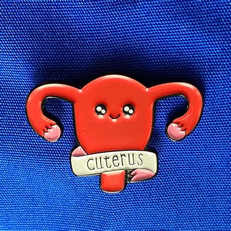 CUTERUS Enamel Pin Badge – yardcard