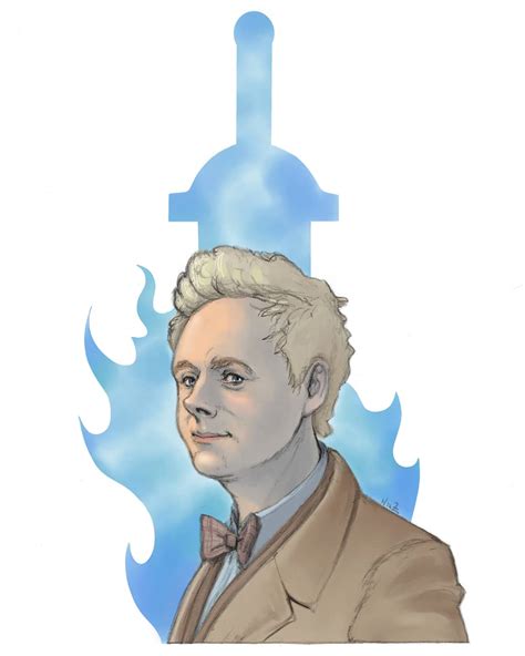 An Aziraphale fanart I did : r/goodomens