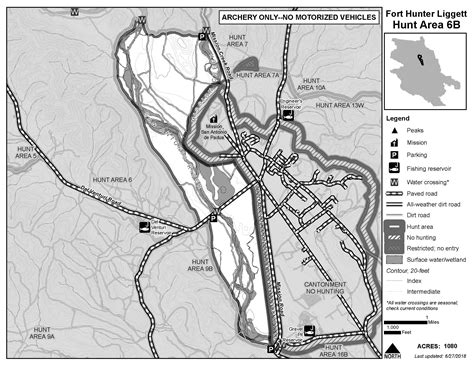 Fort Hunter Liggett California Map - Map