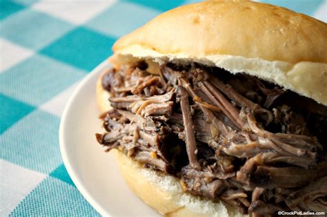 Crock-Pot Easy Italian Beef - Crock-Pot Ladies