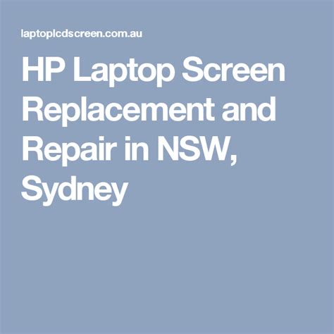 HP Laptop Screen Replacement and Repair in NSW, Sydney | Laptop screen repair, Laptop screen ...