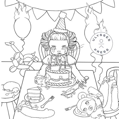 Cry Baby Coloring Pages Melanie Martinez Coloring Pages