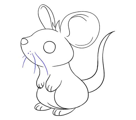 How to Draw a Mouse | Step-by-Step Tutorial | Easy Drawing Guides Mouse Drawing, Guided Drawing ...