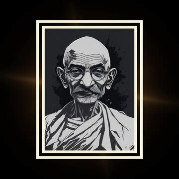 Premium Photo | Mahatma gandhi sketch for gandhi jayanti