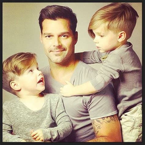 Ricky Martin with his twins | Celebrity Kids | Pinterest | Ricky Martin, Martin O'malley and Twin